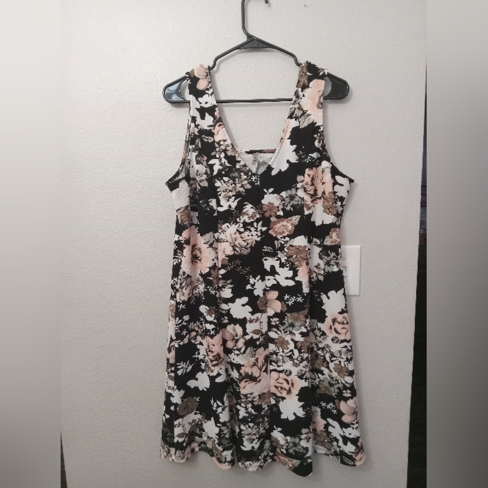 Black Floral dress